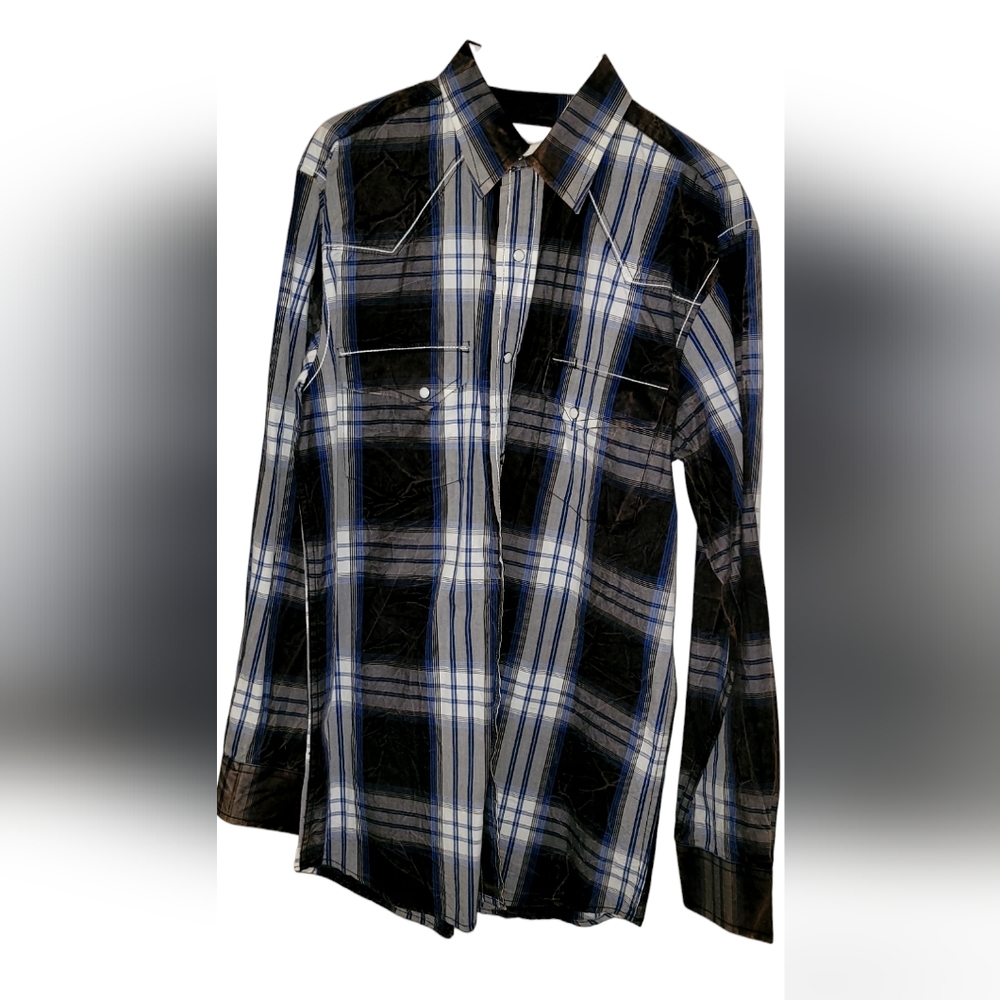 Cowboy Legend Men's Longsleeve Buttondown, Size Medium
